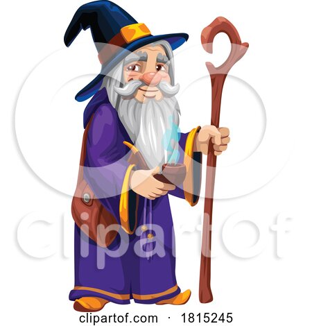 Gnome Wizard Clipart by Vector Tradition SM