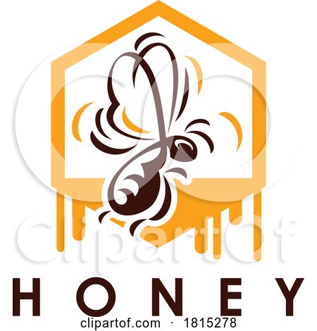 Honey Bee Logo Clipart by Vector Tradition SM