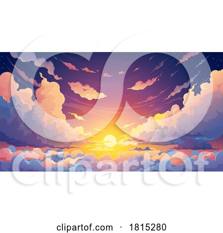 Colorful Sunset Sky by Vector Tradition SM