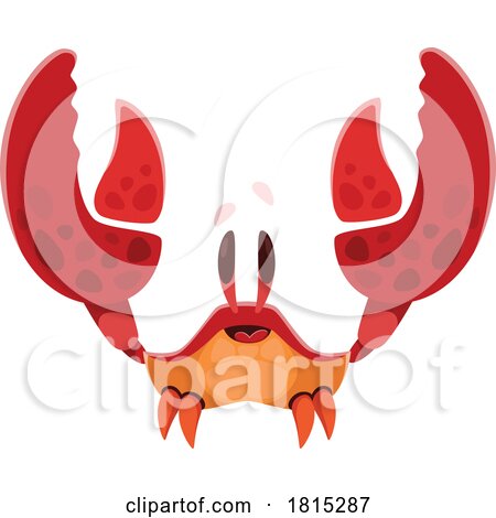 Cute Crab Clipart by Vector Tradition SM