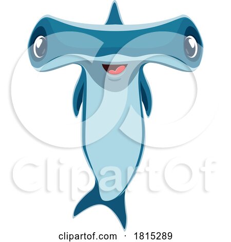 Cute Hammerhead Shark Clipart by Vector Tradition SM