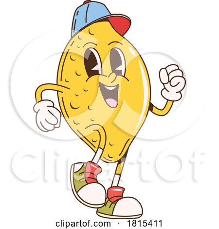 Lemon Mascot Clipart by Vector Tradition SM