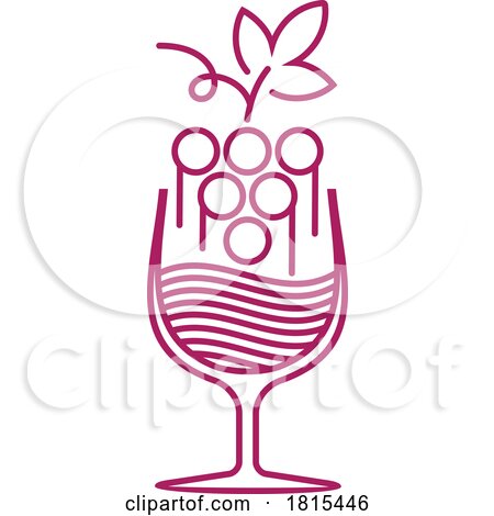 Wine Logo Clipart by Vector Tradition SM