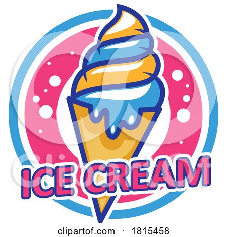 Ice Cream Logo Clipart by Vector Tradition SM