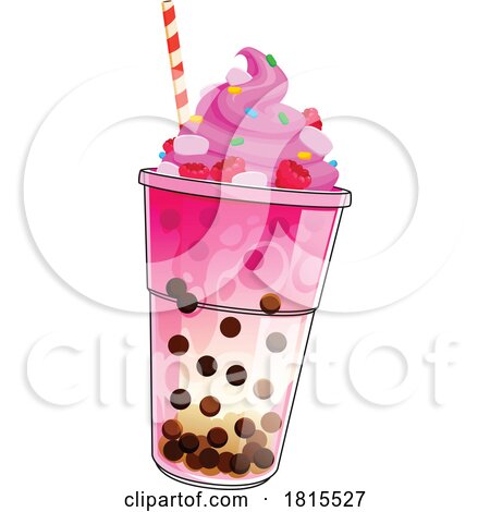 Candy Boba Bubble Tea Clipart by Vector Tradition SM