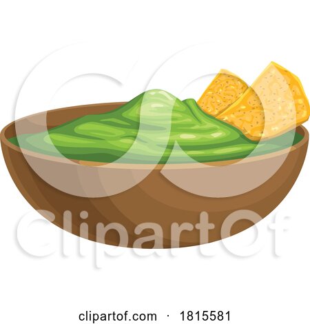 Chips and Guacamole Clipart by Vector Tradition SM