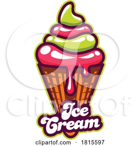 Ice Cream Logo Clipart by Vector Tradition SM