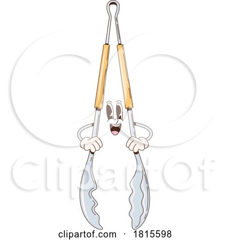 Tongs Mascot Clipart by Vector Tradition SM