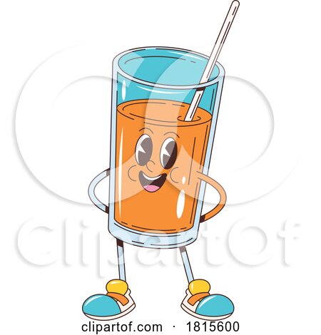 Juice Mascot Clipart by Vector Tradition SM