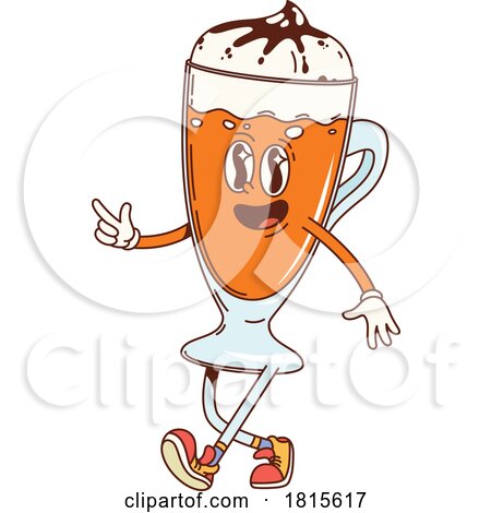 Orange Creamsicle Mascot Clipart by Vector Tradition SM