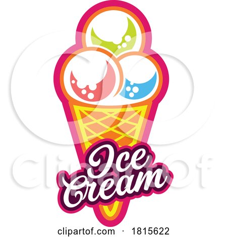 Ice Cream Logo Clipart by Vector Tradition SM