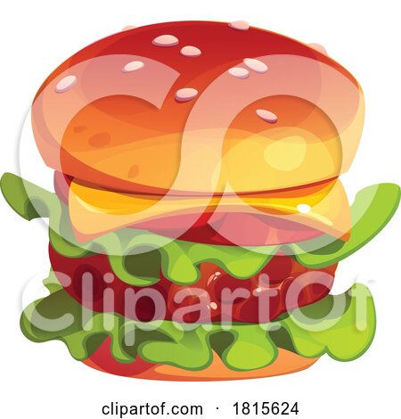 Cheeseburger Clipart by Vector Tradition SM