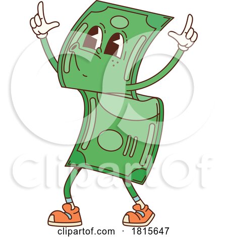 Cash Money Financial Mascot Clipart by Vector Tradition SM