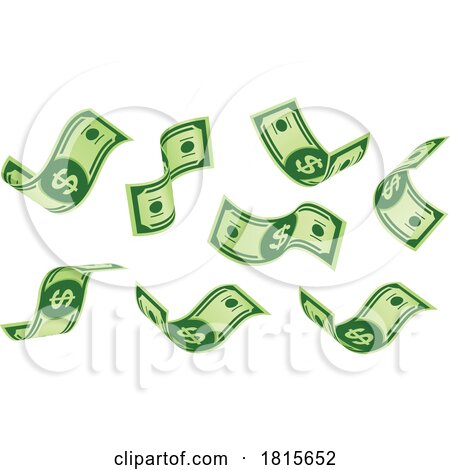 Raining Money Clipart by Vector Tradition SM