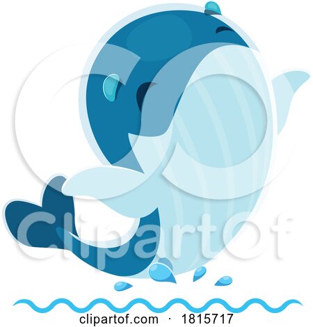 Happy Whale Clipart by Vector Tradition SM