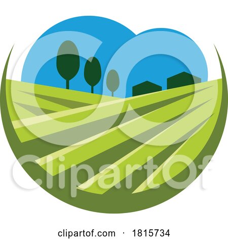 Farm Land Crop Clipart by Vector Tradition SM