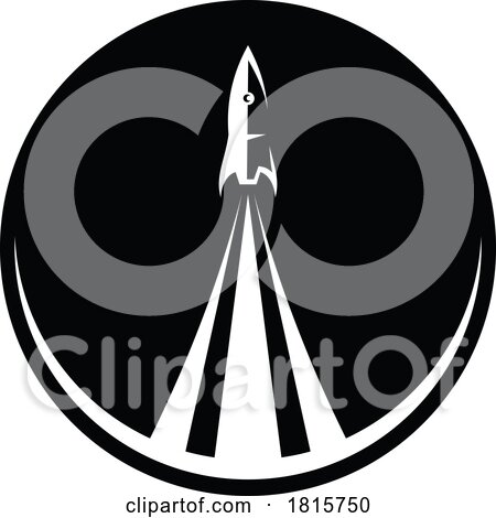 Rocket Logo Clipart by Vector Tradition SM