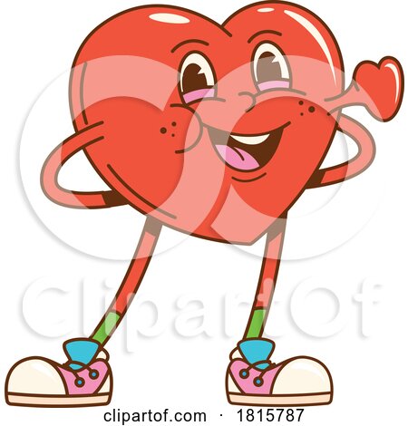 Love Heart Mascot Clipart by Vector Tradition SM