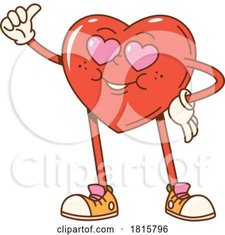 Love Heart Mascot Clipart by Vector Tradition SM