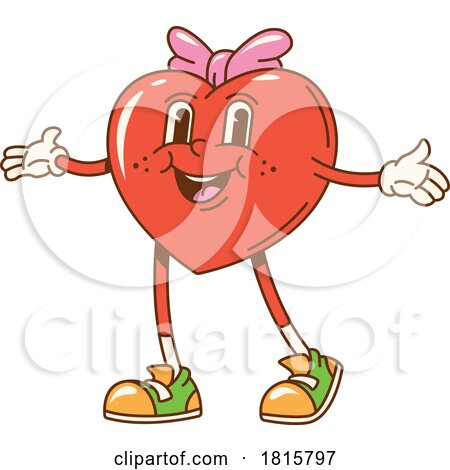 Love Heart Mascot Clipart by Vector Tradition SM