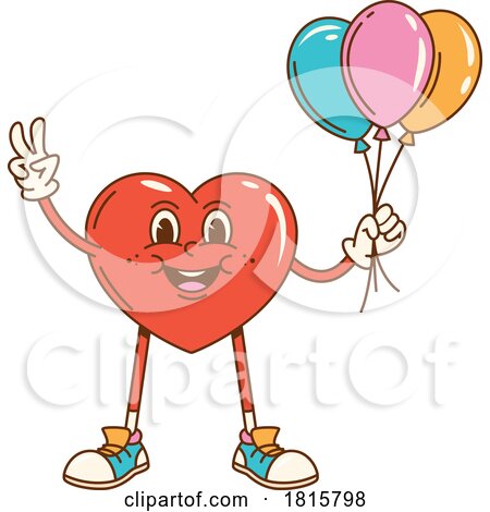 Love Heart Mascot Clipart by Vector Tradition SM