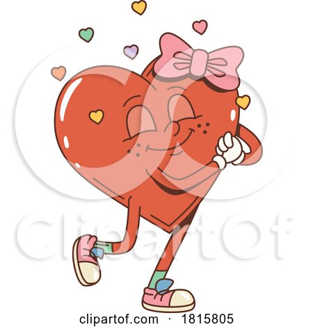 Love Heart Mascot Clipart by Vector Tradition SM