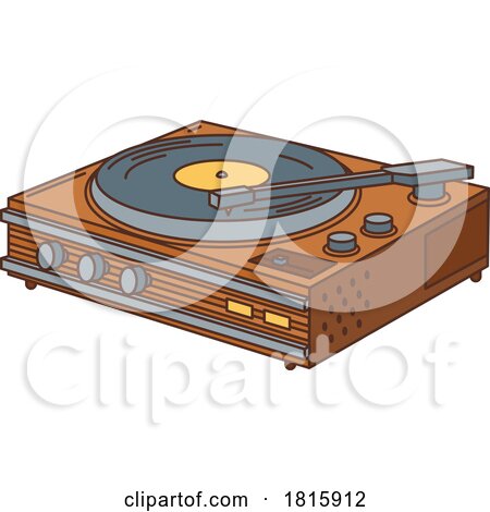 Record Player Clipart by Vector Tradition SM