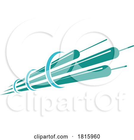 Fiber Optic Cable Logo Clipart by Vector Tradition SM