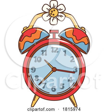 Alarm Clock Clipart by Vector Tradition SM