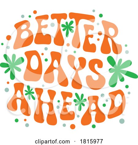 Better Days Ahead Hippie Clipart by Vector Tradition SM