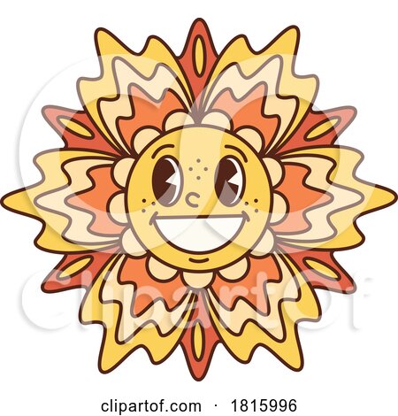 Flower Mascot Clipart by Vector Tradition SM