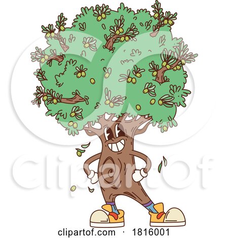 Tree Mascot Clipart by Vector Tradition SM