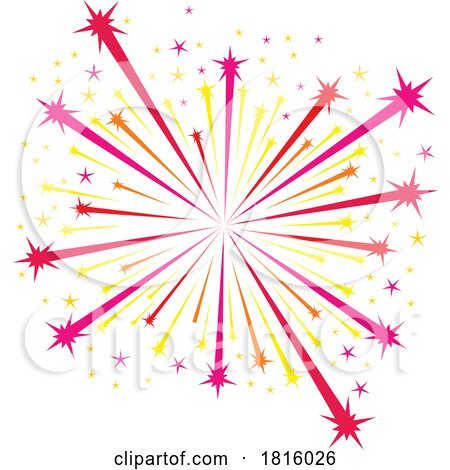 Fireworks Logo Clipart by Vector Tradition SM