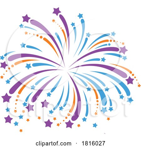 Fireworks Logo Clipart by Vector Tradition SM