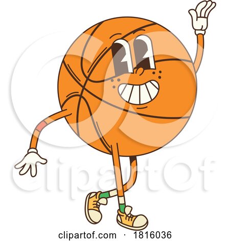 Basketball Mascot Clipart by Vector Tradition SM