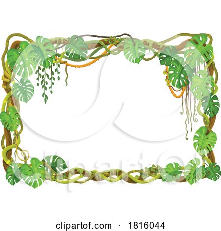 Foliage Border Clipart by Vector Tradition SM