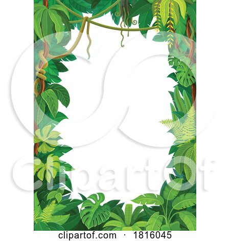 Foliage Border Clipart by Vector Tradition SM