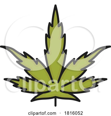 Pot Leaf Clipart by Vector Tradition SM