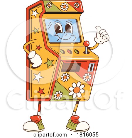 Arcade Game Machine Clipart by Vector Tradition SM