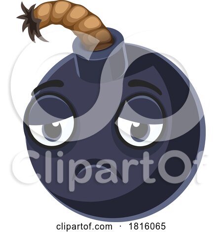 Bomb Mascot Clipart by Vector Tradition SM