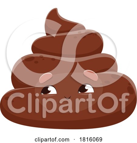 Poop Mascot Clipart by Vector Tradition SM