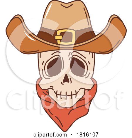 Cowboy Skull Clipart by Vector Tradition SM