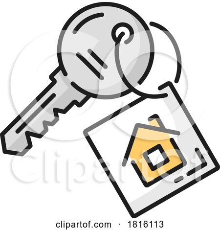 House Key Clipart by Vector Tradition SM