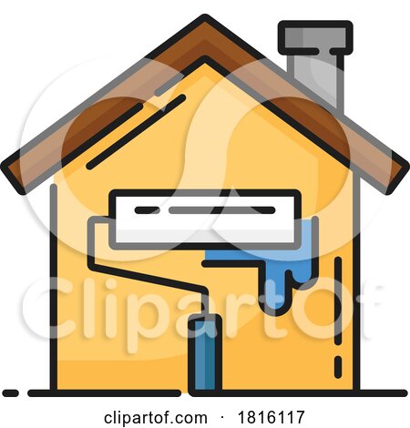 House Painting Icon Clipart by Vector Tradition SM