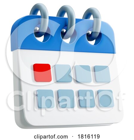 3d Calendar Icon Clipart by Vector Tradition SM