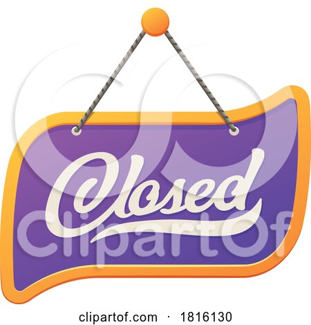 Closed Business Sign Clipart by Vector Tradition SM