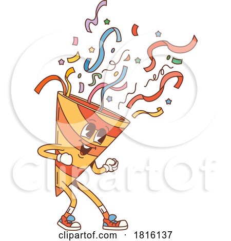 Party Hat Mascot Clipart by Vector Tradition SM