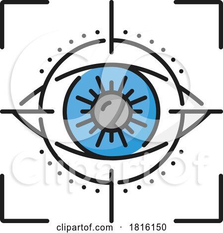 Retina Scanner Icon Clipart by Vector Tradition SM