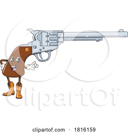 Gun Mascot Clipart by Vector Tradition SM