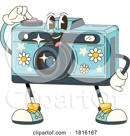 Camera Mascot Clipart by Vector Tradition SM